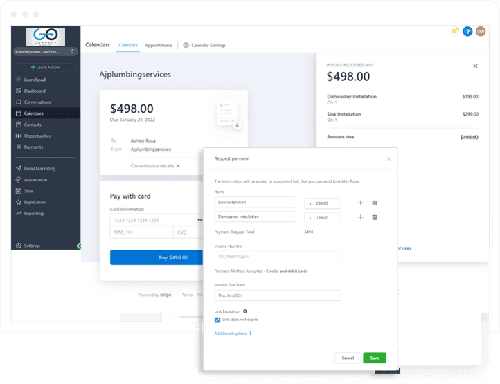 Dashboard Payment